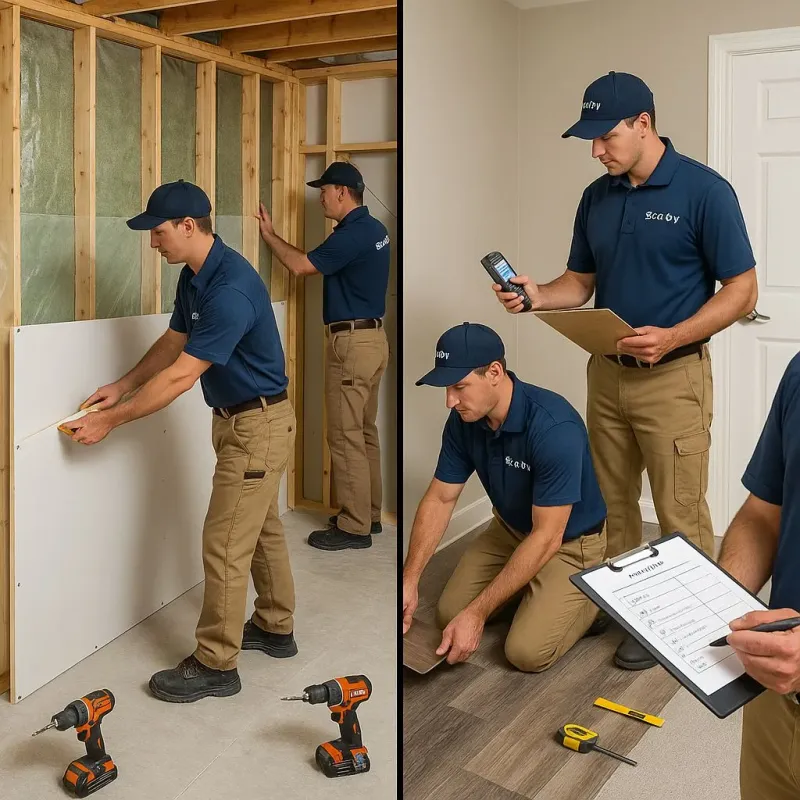 Repairs and Reconstruction process in Albion, PA